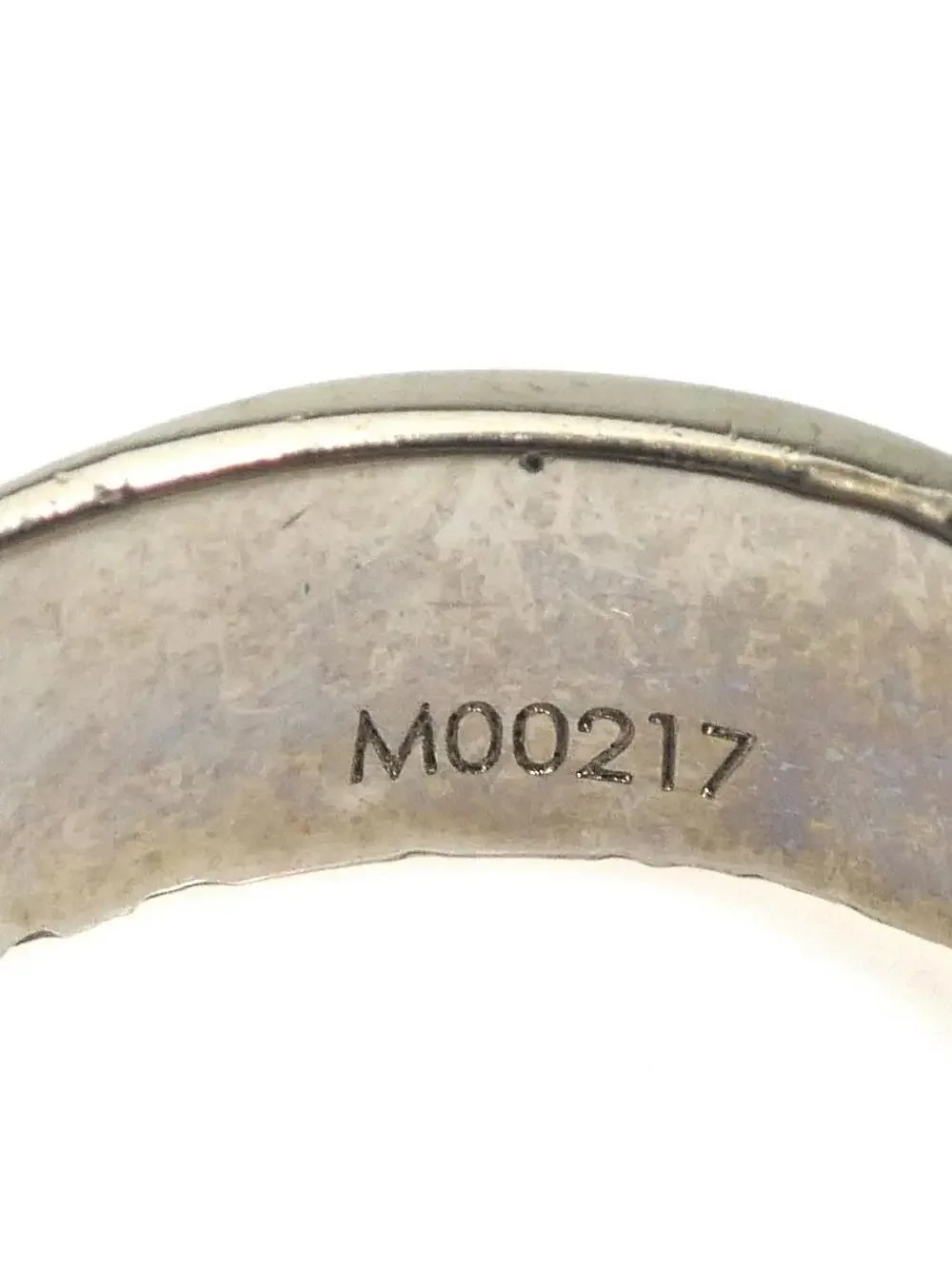 Auth Louis Vuitton Nanogram Ring Silver #302611L17B